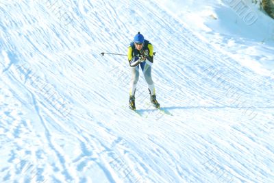 At contest `New Year`s ski-track` At contest `New Year`s ski-track`