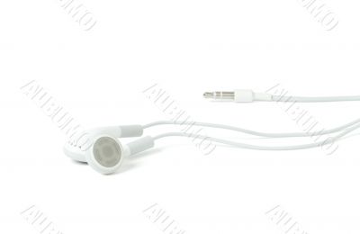 White headphones