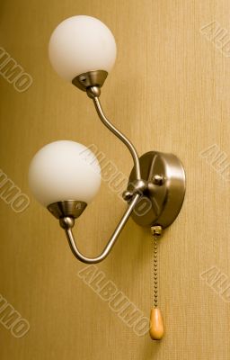 The wall fixture with round plafonds