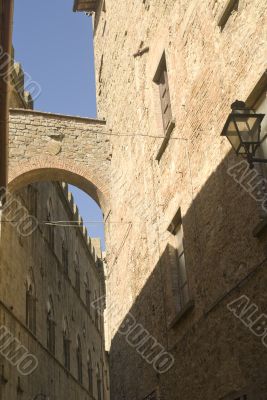 Ancient street of Volterra (Tuscany)