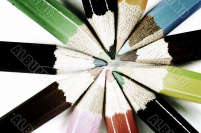Close-up pencil.