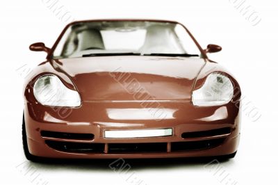 Car isolated on white