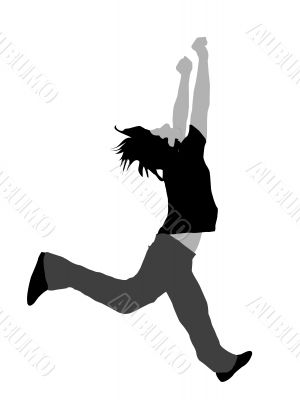 man jumping for joy man jumping for joy