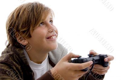 teen playing video games