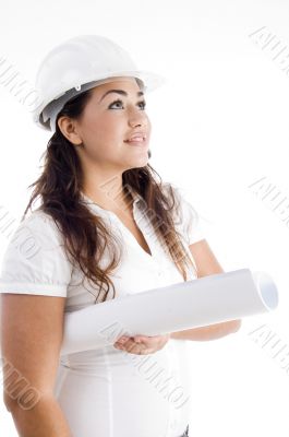 architect with helmet and hardhat