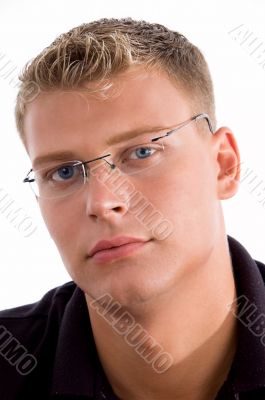 close up of serious male close up of serious male