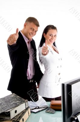 business people wishing goodluck business people wishing goodluck