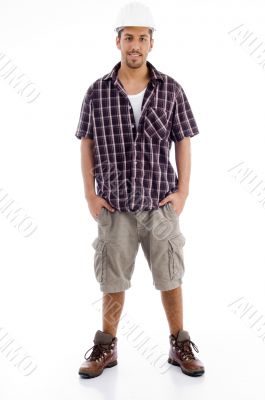 casual male in standing pose