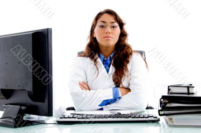 medical professional posing
