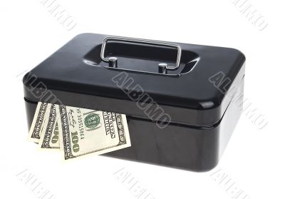 Money in cash box