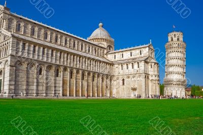 cathedral and leaning tower of Pisa