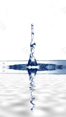 Water drop splash