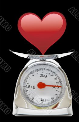 Heart and scale