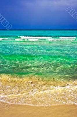 Beach befor storm