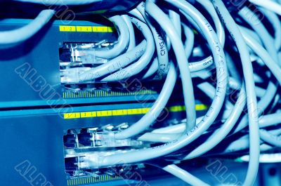 Ethernet Hub with Cat 5 Connectors