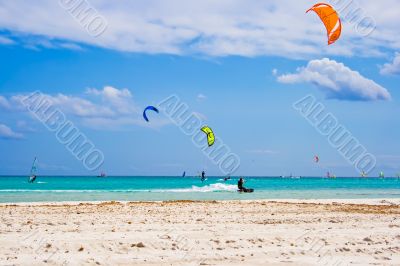 kitesurfing in Italy