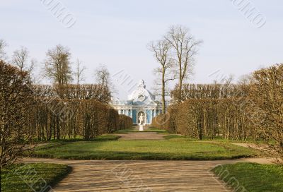 View of paek in Pushkin