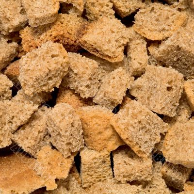 Rye crackers background