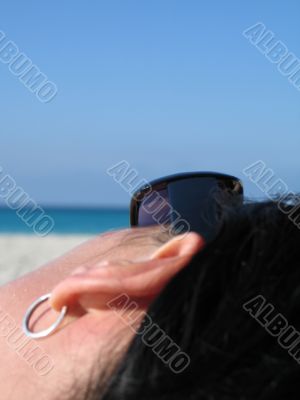 girl on the beach