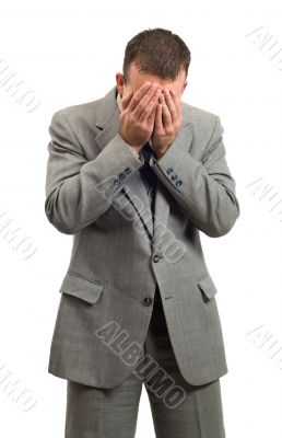 Crying Businessman