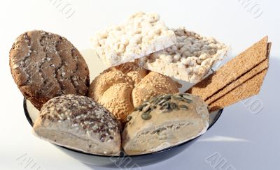 Assortment of baked bread