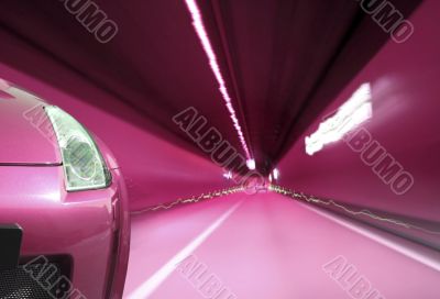 Car on the highway