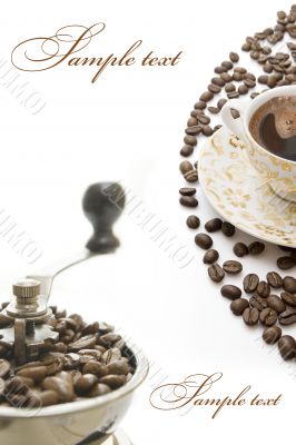 Coffee greatings card