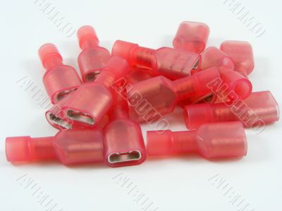 Red Electrical Connectors