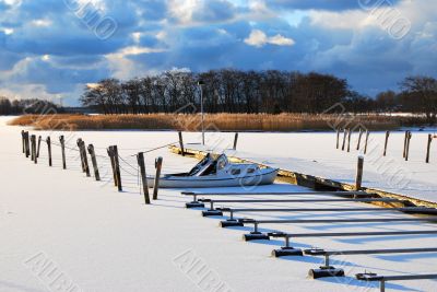 Frozen Boat