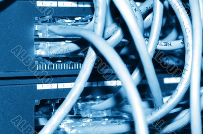 Ethernet Hub with Cat 5 Connectors