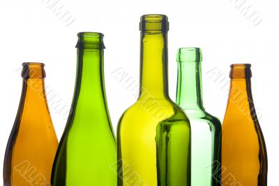 empty bottle close up