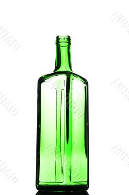 Empty wine bottle