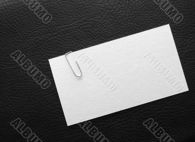 blank business card