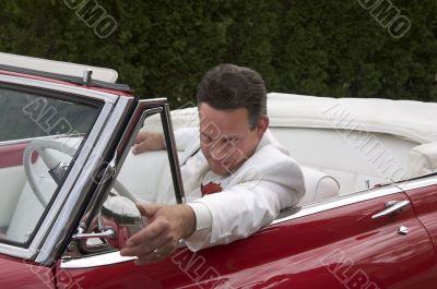 Man in Car Man in Car