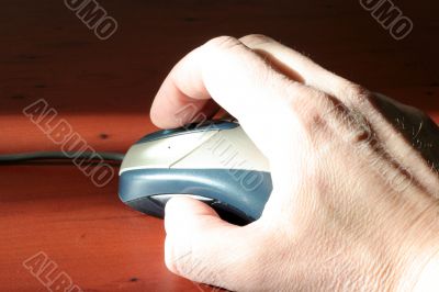 hand person and mouse hand person and mouse