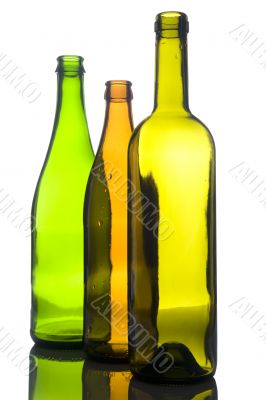Color Glass bottle