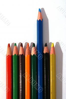 Pencil leadership concept
