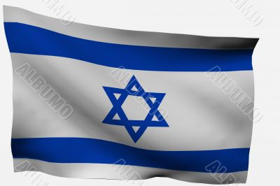 Israel 3d flag