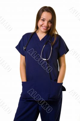 Friendly young nurse