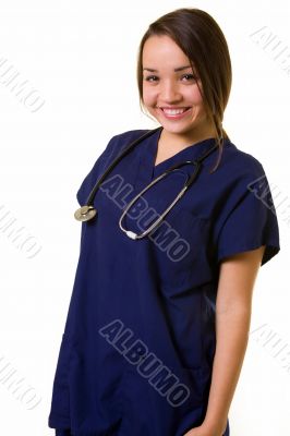 Friendly young nurse