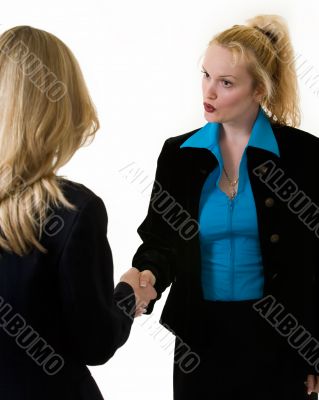 Business greeting