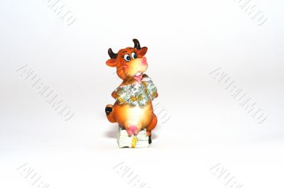 Ceramic bull