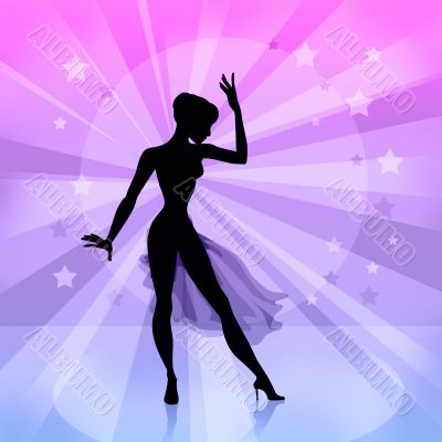  silhouette of dancer