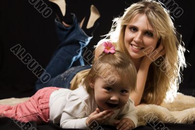 Mom and baby