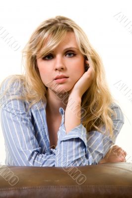 Portrait of pretty woman