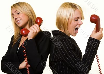 Argument over the phone Argument over the phone