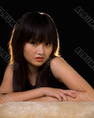 Cute young woman