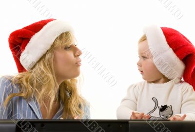 Christmas faces