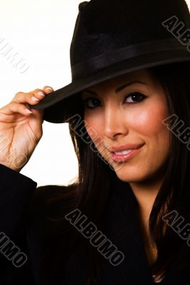 Lady in black