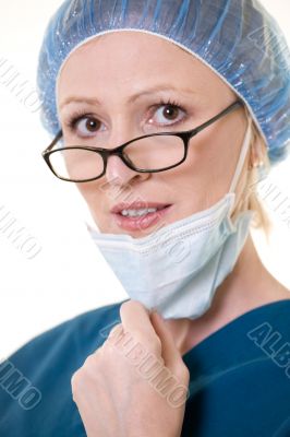 Woman surgeon